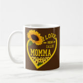Womens I love being called Momma Mothers Day コーヒーマグカップ (左)