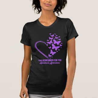 Women's I Will Remember For You Alz. Awareness Tee Tシャツ