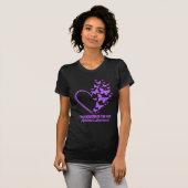 Women's I Will Remember For You Alz. Awareness Tee Tシャツ (正面フル)