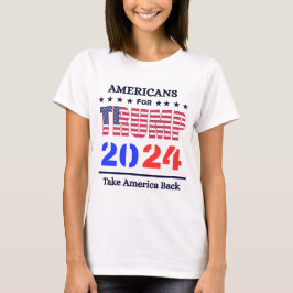Womens I'be, Back Donald Trump 2024ヴィンテージ Tシャツ