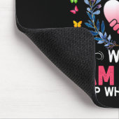 Womens I'm A Caregiver I Don't Stop When I Am Tire マウスパッド (コーナー)