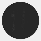 Womens I'm Not Resnsible For What My Face Does Whe ラウンドシール (正面)