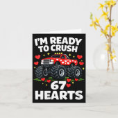 Women's I'm Ready To Crush 67 Hearts Truck Valenti カード (黄色い花)