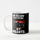 Women's I'm Ready To Crush 67 Hearts Truck Valenti コーヒーマグカップ (左)