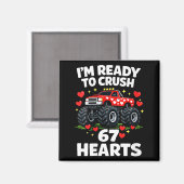Women's I'm Ready To Crush 67 Hearts Truck Valenti マグネット (正面/裏面)