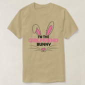 Womens I'm The Girlfriend Bunny Graphic Cute Easte Tシャツ (デザイン正面)