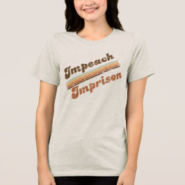 Women's Impeach | Imprison Front & Back Tee トライブレンドＴシャツ