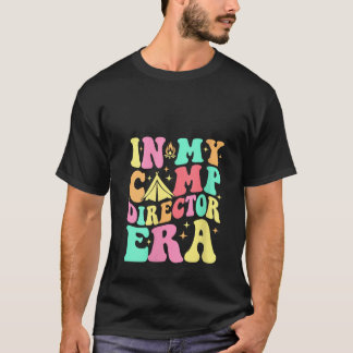 Womens In My Camp Director Era Groovy Summer Camp Tシャツ
