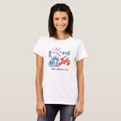 Women's Independence Day Tシャツ (正面フル)