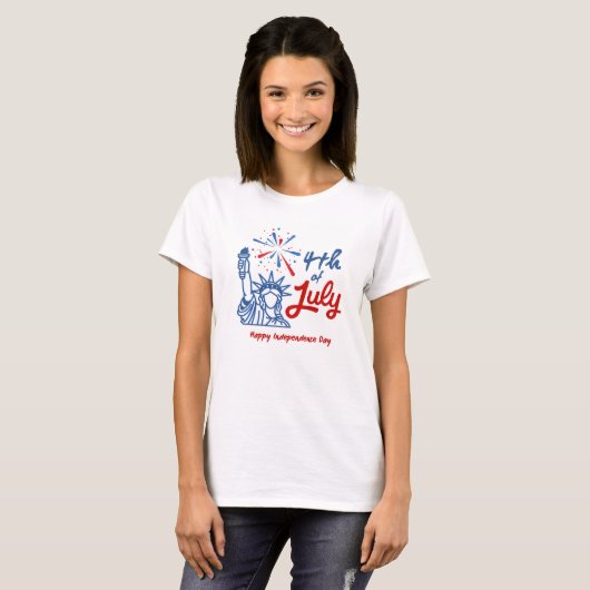 Women's Independence Day Tシャツ (正面フル)