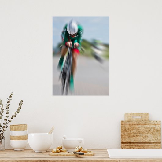 Womens Individual Time Trial No 3 Flow Version ポスター (キッチン)