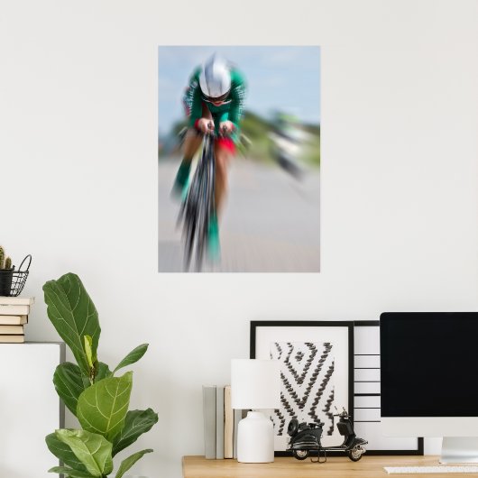 Womens Individual Time Trial No 3 Flow Version ポスター (ホームオフィス)