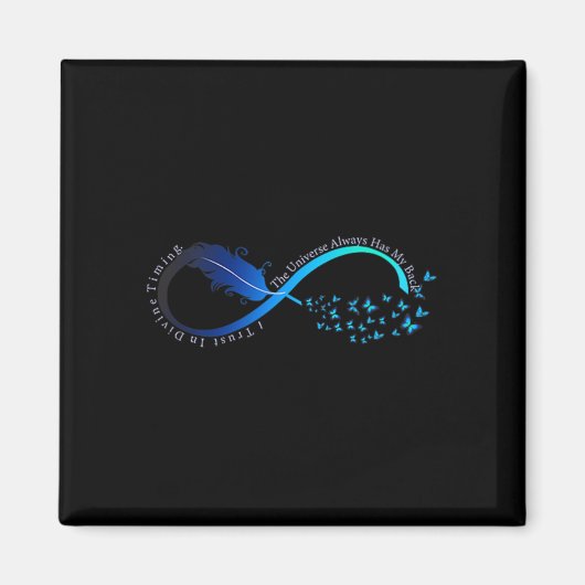 Womens Infinity Symbol Retro Forever Sitivity Moti マグネット (正面)