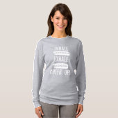 WOMEN'S INHALE AND EXHALE CHEER UP LONG SLEEVE TEE Tシャツ (正面フル)