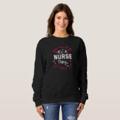 Womens Its a Nurse Thing   スウェットシャツ (正面フル)