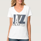 Women's Jazz Unlimited Basic V-Neck Tシャツ (正面)