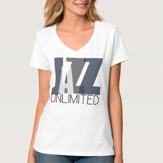 Women's Jazz Unlimited Basic V-Neck Tシャツ (正面)