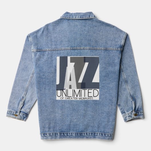 Women's Jazz Unlimited Hoodie デニムジャケット (裏面)