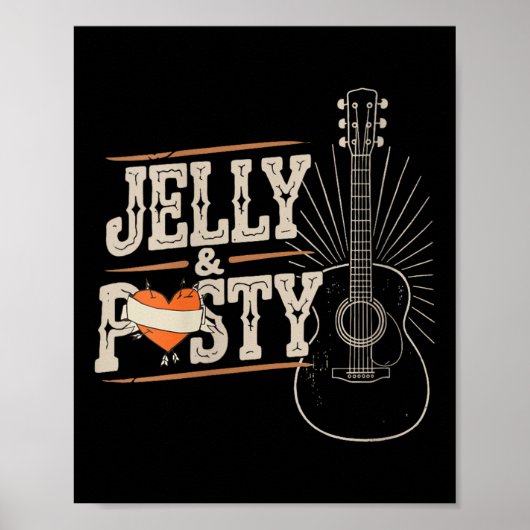 Womens Jelly Personalized First Name Birthday Men  ポスター (正面)