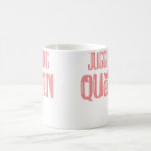 Womens Juggling Queen コーヒーマグカップ (中央)