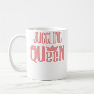 Womens Juggling Queen コーヒーマグカップ
