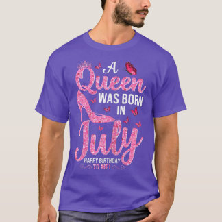 Womens July Birthday Shirts For Women Girls Queen Tシャツ