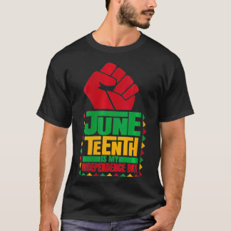 Womens Juneteenth is my Independence day novelty J Tシャツ