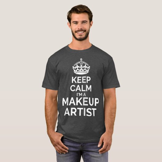 Womens Keep calm Im a makeup artist Tシャツ (正面フル)
