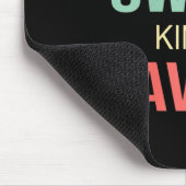 Womens Kinda Sweet Kinda Savage - Motivational Slo マウスパッド (コーナー)