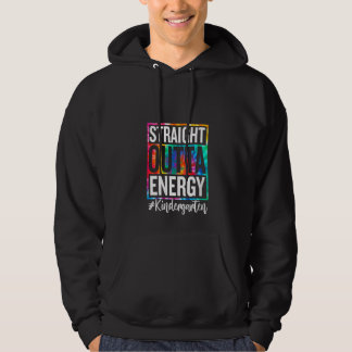 Womens Kindergarten Straight Outta Energy Teacher  パーカ