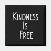 Womens Kindness Is Shirt Motivation Insration V-ne マグネット (正面)