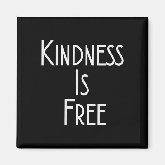 Womens Kindness Is Shirt Motivation Insration V-ne マグネット (正面)