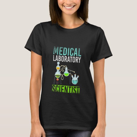 Womens LabおたくラボRat Lab Technician Medical Lab Tシャツ (正面)