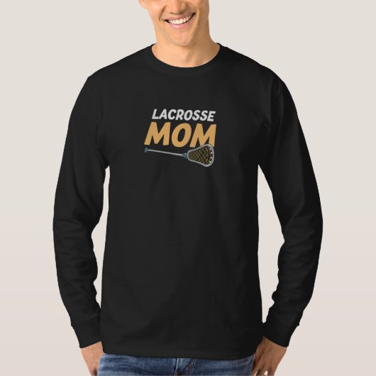 Womens Lacrosse Mom Mother Tシャツ (正面)