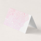 Womens Ladies Elegant Artist Any Profession 名刺 (裏面)