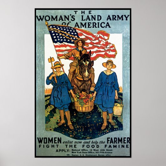Women's Land Army ポスター (正面)