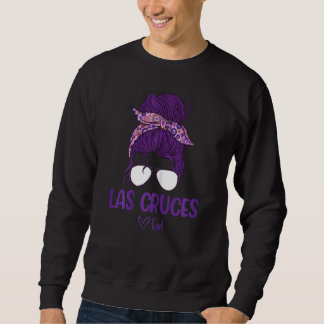 Womens Las Cruces Girl In 生まれ Las Cruces スウェットシャツ