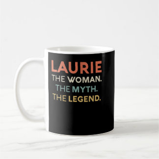 Womens Laurie The Woman The Myth Legend Name Perso コーヒーマグカップ