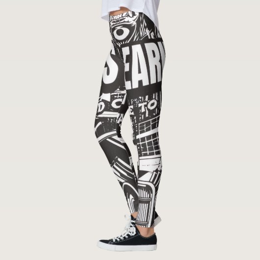 WOMEN'S LEGENDARY GORILLA LESSONS LEARN LEGGINGS レギンス (左)