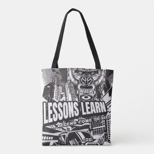 WOMEN'S LEGENDARY GORILLA LESSONS LEARN TOTE BAG  トートバッグ (裏面)