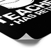 Womens Legendary Mentor Education Retirement Humor ポスター (角)