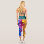 womens leggings カプリレギンス (裏面)