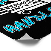 Womens Let The Pro Mover Handle It Funny Moving Da ポスター (角)