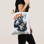 WOMEN'S LET'S GOO LESSONS LEARN BAG トートバッグ (クローズアップ)
