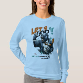 WOMEN'S LET'S GOO LESSONS LEARN LONG SLEEVE  Tシャツ