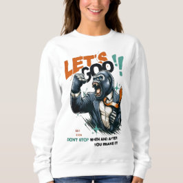 WOMEN'S LET'S GOO LESSONS LEARN SWEATSHIRT スウェットシャツ