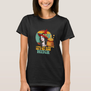 Womens Letu2019sリッチな魔女ユーモアホールをスタイリッシュ取得 Tシャツ