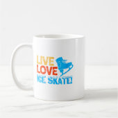 Womens Live Glide Ice Skate Motivation For Skating コーヒーマグカップ (左)