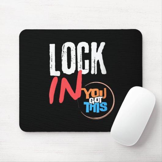 Womens Lock In You Got This Teacher Testing Motiva マウスパッド (マウス)