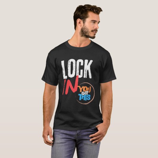 Womens Lock In You Got This Teacher Testing Motiva Tシャツ (正面フル)